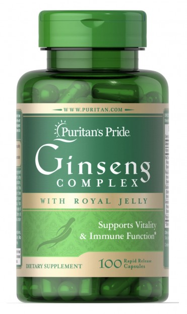 Ginseng Complex with Royal Jelly  1000  Rapid Release 100 Capsules اشتري عبوه و احصل علي الثانيه مجانا