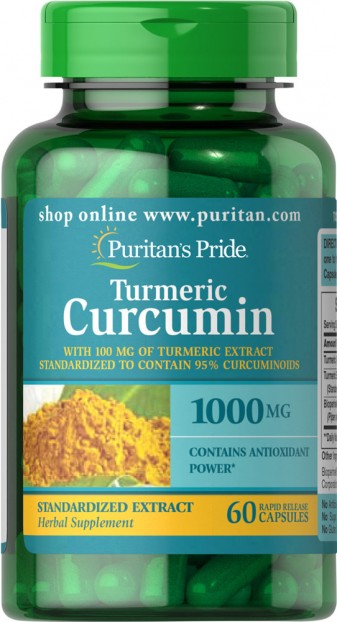 Turmeric Curcumin 1000 mg 60 Capsules