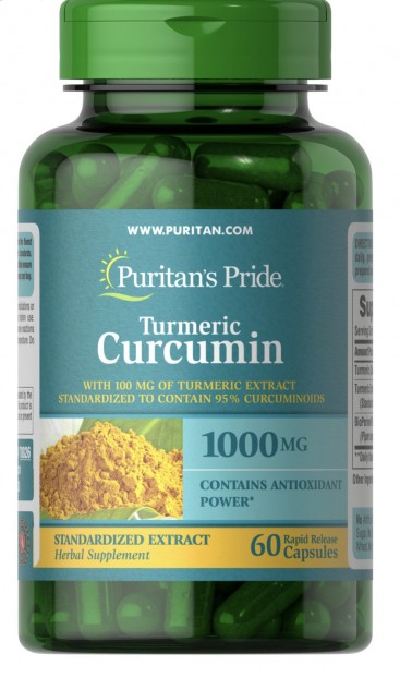 Turmeric Curcumin 1000 mg 60 Capsules
