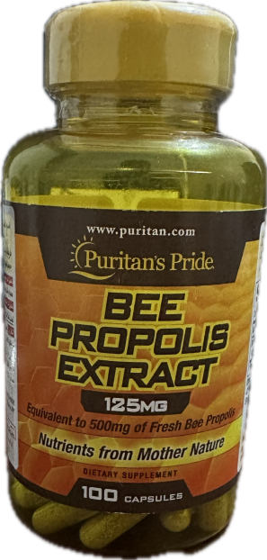 Bee Propolis 500 mg 100 Capsules