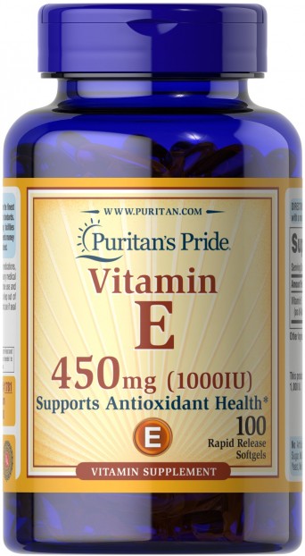 Vitamin E-1000 IU 100 Softgels